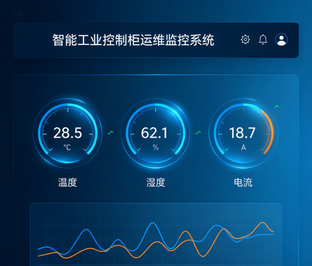 智能工业控制柜运维监控系统界面